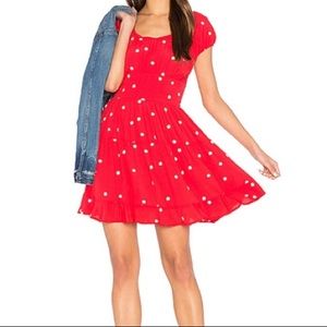 For Love and Lemons Mini Dot Dress
